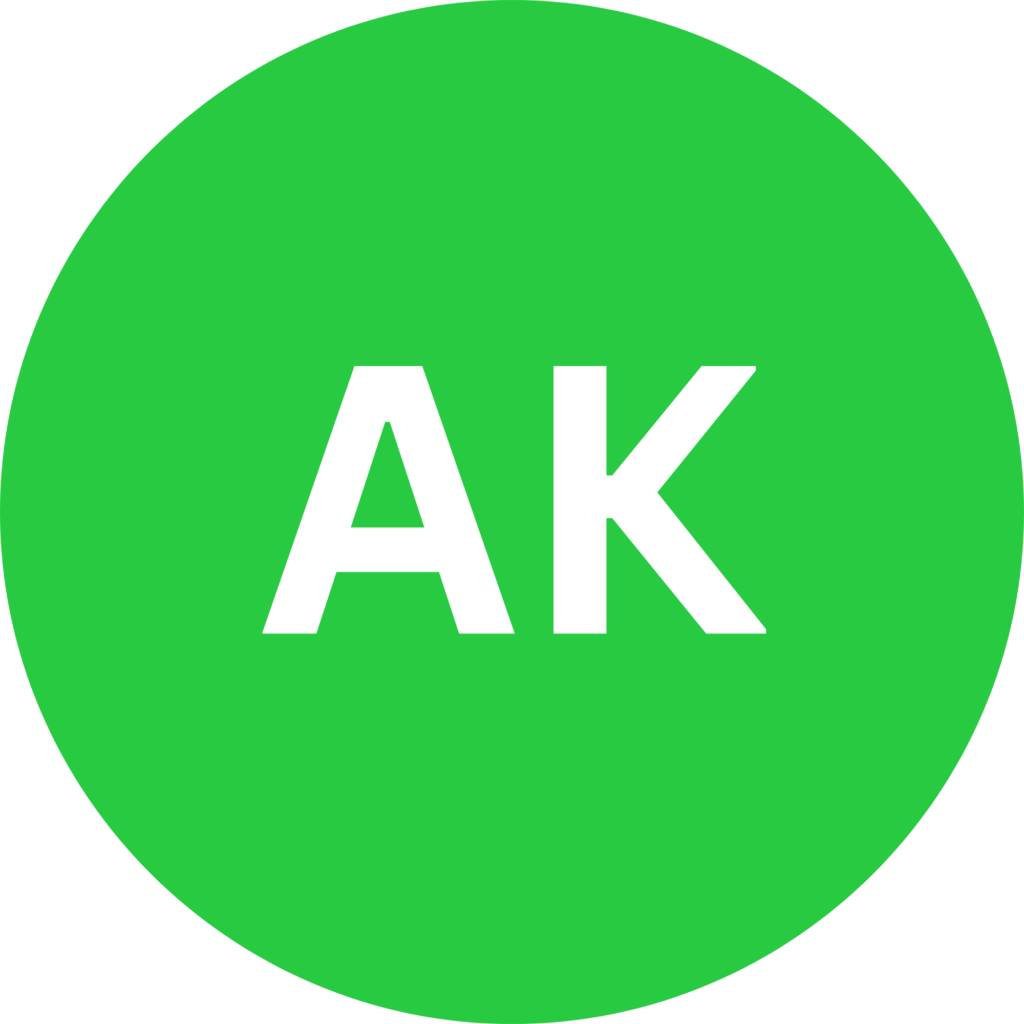 AK green circle